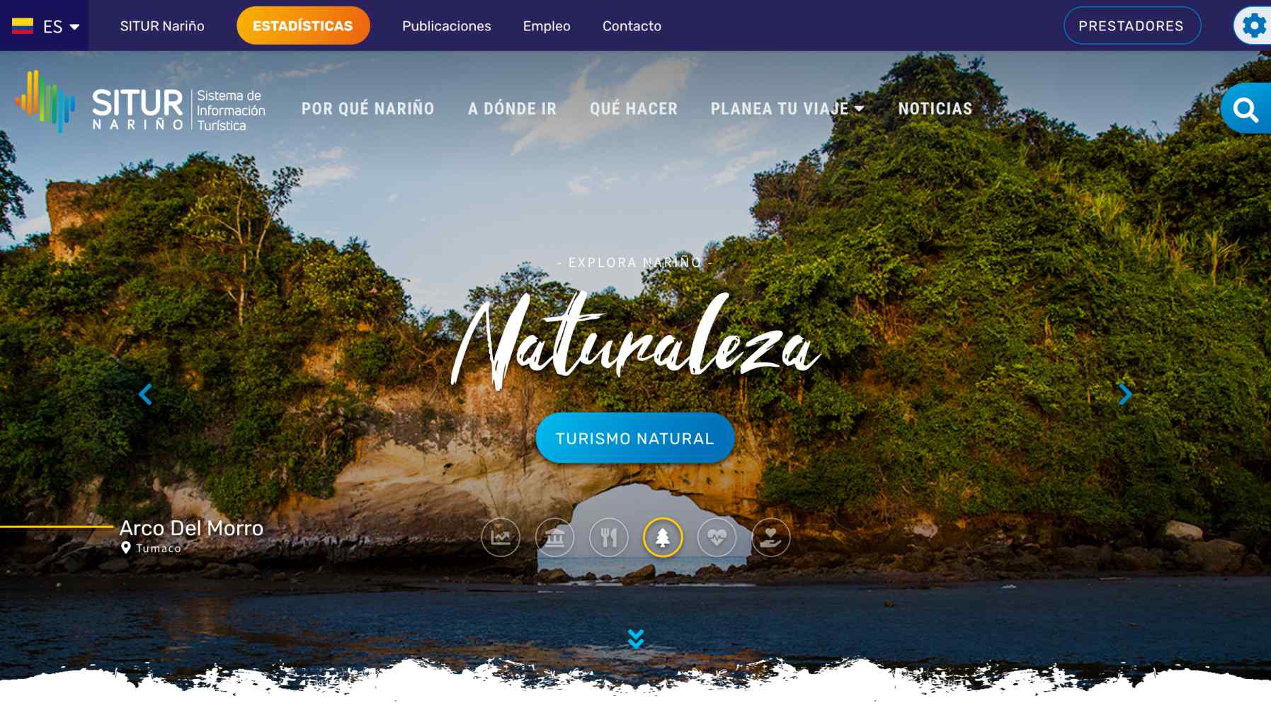 UX UI Design Gobernación de Nariño