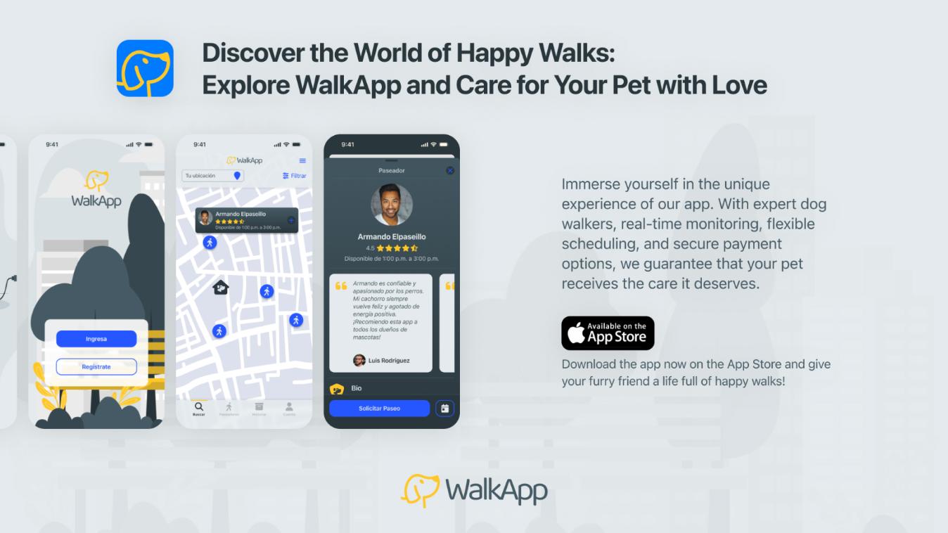 UX UI Design WalkApp